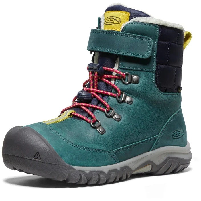 KEEN Kanibou Waterproof Kinder Winterlaarzen - Deep Lagoon / Jazzy (Schoenmaat 32-39) 1 KEEN Kanibou Waterproof Kinder Winterlaarzen - Deep Lagoon / Jazzy (Schoenmaat 32-39)