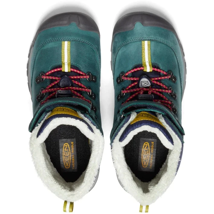 KEEN Kanibou Waterproof Kinder Winterlaarzen - Deep Lagoon / Jazzy (Schoenmaat 32-39) 4 KEEN Kanibou Waterproof Kinder Winterlaarzen - Deep Lagoon / Jazzy (Schoenmaat 32-39) - Image 4