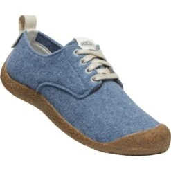 KEEN Mosey Derby Women's Shoes - Blue Felt / Birch