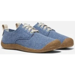 KEEN Mosey Derby Women's Shoes - Blue Felt / Birch -Camping Verkoop keen mosey derby women shoes 1026450 03 1281465