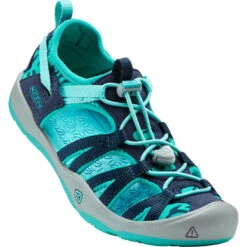 KEEN Moxie Kids Sandals - Dress Blue / Viridian -Camping Verkoop keen moxie youth dress blue viridian 1016351 4 817696