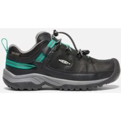 KEEN Targhee Low Waterproof Kids Shoes - Black / Star White (Size 32-39) -Camping Verkoop keen targhee low waterproof kids shoes black star white 1026294 06 1265759