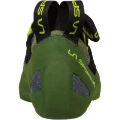 La Sportiva GeckoGym Vegan Klimschoenen - Olive/Neon -Camping Verkoop la sportiva geckogym vegan climbing shoes olive neon 4 1064502