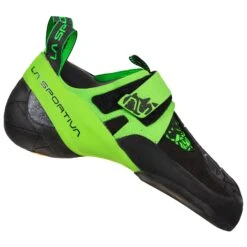 La Sportiva Skwama Vegan Klimschoenen - Black/Flash Green