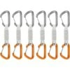 Mammut Sender Wire 12 Cm Quickdraws - Set Van 6 - Light Grey-gold