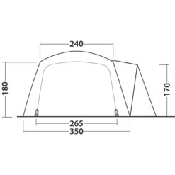 Outwell Nevada 5PE Tent - Navy Night -Camping Verkoop outwell nevada 5pe tent navy night 15 1374737