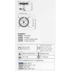 Primus Mimer Stove -Camping Verkoop primus mimer stove 838027