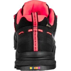 Salewa Wildfire Leather GTX Approachschoenen Dames - Black/fluo Coral 936 -Camping Verkoop salewa wildfire leather gtx approach shoes women black fluo coral 936 23 1273655