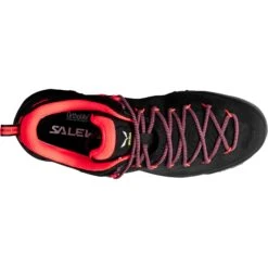 Salewa Wildfire Leather GTX Approachschoenen Dames - Black/fluo Coral 936 -Camping Verkoop salewa wildfire leather gtx approach shoes women black fluo coral 936 24 1273656