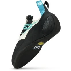 Scarpa Vapor S Dames Klimschoenen - Dust Gray/aqua -Camping Verkoop scarpa vapor s women climbing shoe dust gray aqua 4 1441664