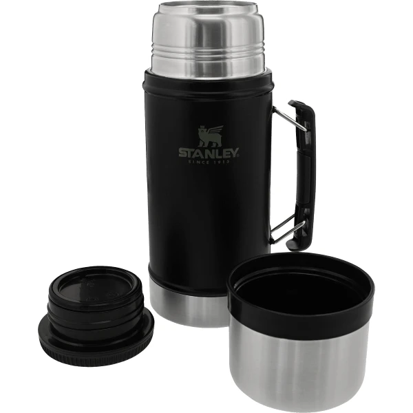 Stanley Classic Legendary Geïsoleerde Voedselcontainer - 940 Ml - Matte Black 2 Stanley Classic Legendary Geïsoleerde Voedselcontainer - 940 Ml - Matte Black - Image 2