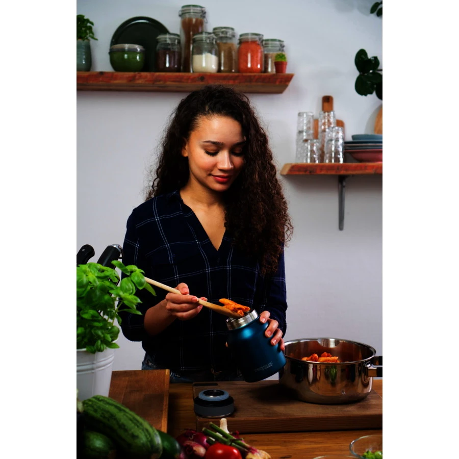 THERMOS® TC Food Jar 0.50L Voedselpot - Steengrijs Mat 4 THERMOS® TC Food Jar 0.50L Voedselpot - Steengrijs Mat - Image 4