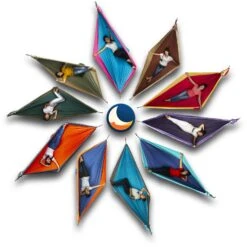 Ticket To The Moon Travel Hammock - Original - Army Green / Brown -Camping Verkoop ticket to the moon travel hammock original dark green army green 1 1020466