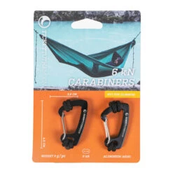 Ticket To The Moon Carabiner 06 - For Hammocks - 6 KN - 1 Pair -Camping Verkoop tickettothemoon tmbiner06 blister packaging studio2 2 851065