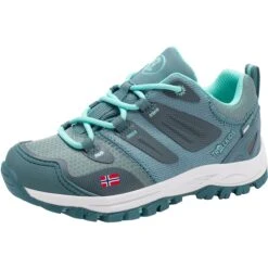 Trollkids Rondane Low Kinder Wandelschoenen - Glacier Green/Teal