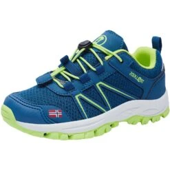 Trollkids Sandefjord Low Kinder Wandelschoenen - Petrol/Lime
