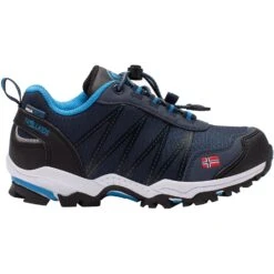 Trollkids Trolltunga Hiker Low Kids Hiking Shoes - Navy/medium Blue -Camping Verkoop trollkids trolltunga hiker low kids hiking shoes navy medium blue 2 1142004