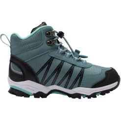 Trollkids Trolltunga Mid Kinder Wandelschoenen - Glacier Green/Teal -Camping Verkoop trollkids trolltunga mid kids hiker shoes glacier green teal 3 1431115