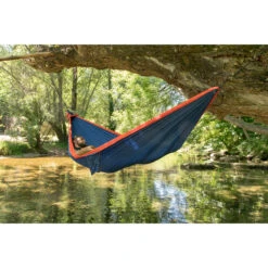 Ticket To The Moon Travel Hammock - King Size - Royal Blue - Orange -Camping Verkoop tttm kingsize hammock royalblue orange 03 847168