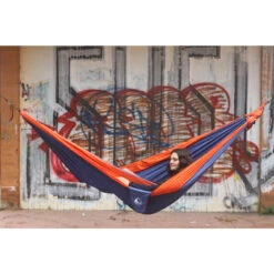 Ticket To The Moon Travel Hammock - King Size - Royal Blue - Orange -Camping Verkoop tttm kingsize hammock royalblue orange 04 847169