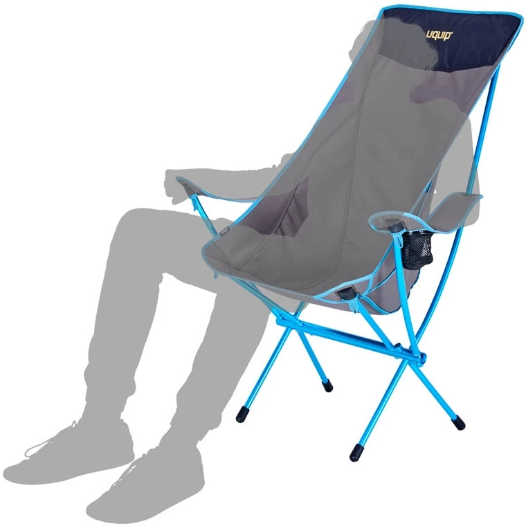 Uquip Infinity Lounger Folding Chair - Anthracite/grey 17 Uquip Infinity Lounger Folding Chair - Anthracite/grey - Image 17