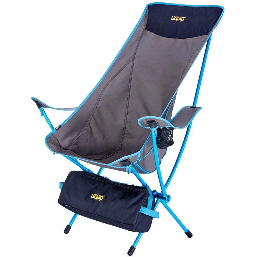 Uquip Infinity Lounger Folding Chair - Anthracite/grey 2 Uquip Infinity Lounger Folding Chair - Anthracite/grey - Image 2